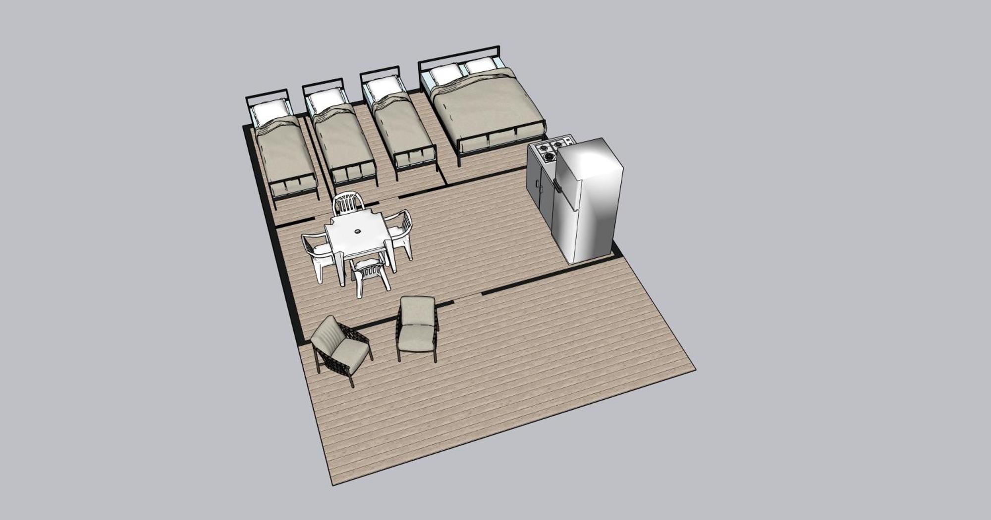 Easyatent Safari Tent Lanterna 카르바포랏 객실 사진